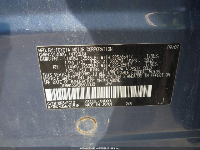 Toyota RAV4 Base V6