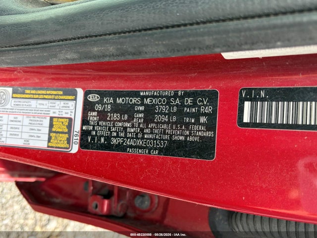 Kia Forte Lxs