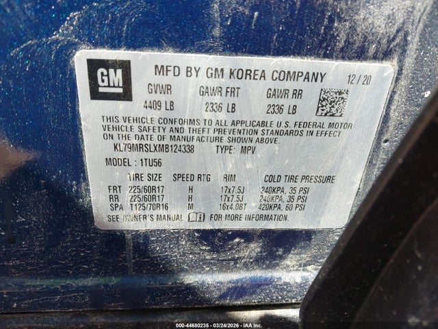 Chevrolet Trailblazer Awd Lt