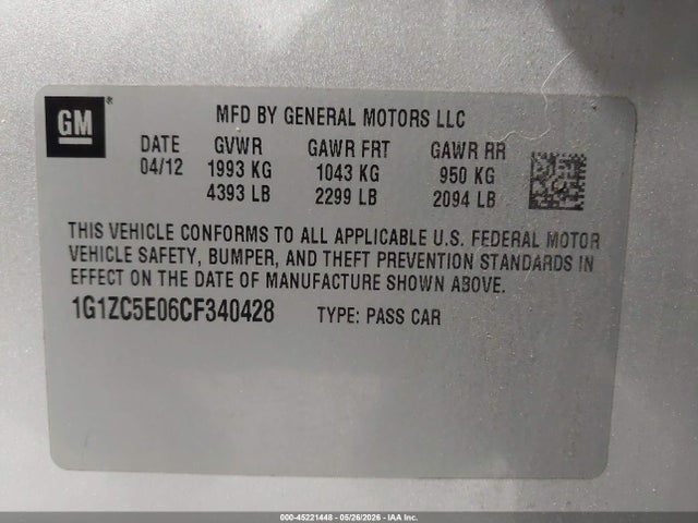 Chevrolet Malibu 1lt