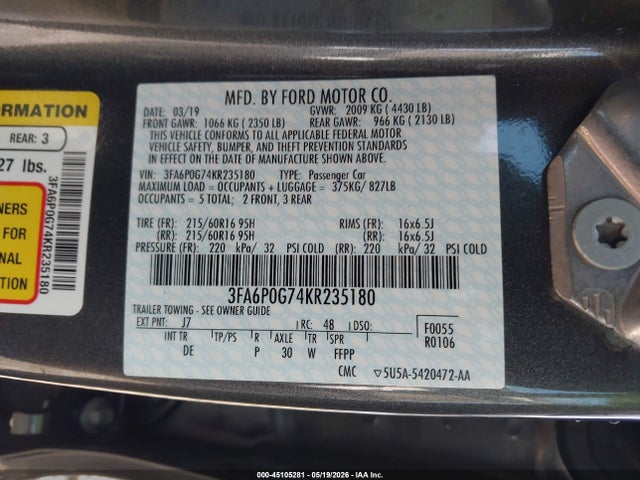 Ford Fusion S
