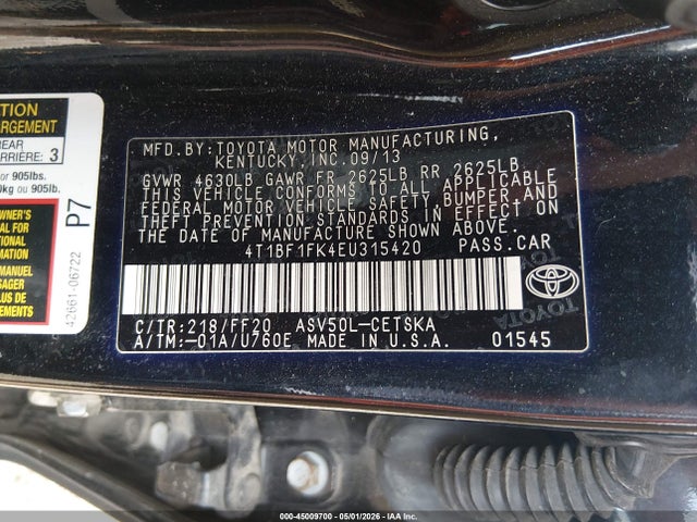 Toyota Camry Se