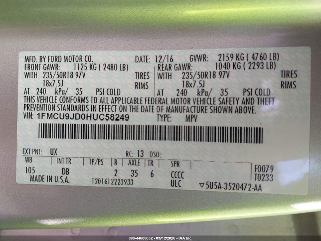 Ford Escape Titanium