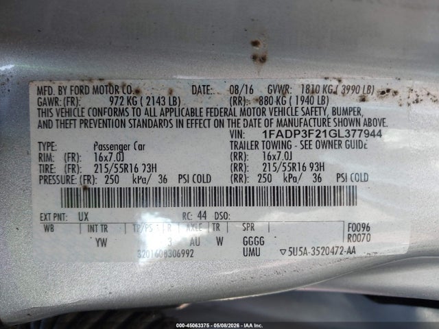 Ford Focus Se