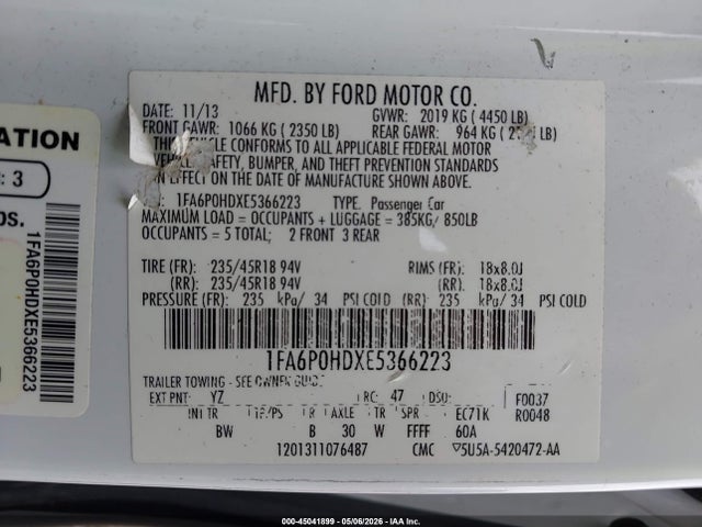 Ford Fusion Se