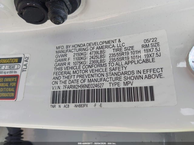 Honda CR-V Awd Touring