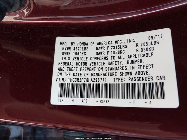 Honda Accord Ex