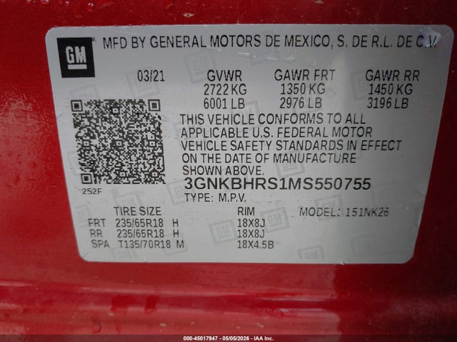 Chevrolet Blazer Awd 2lt