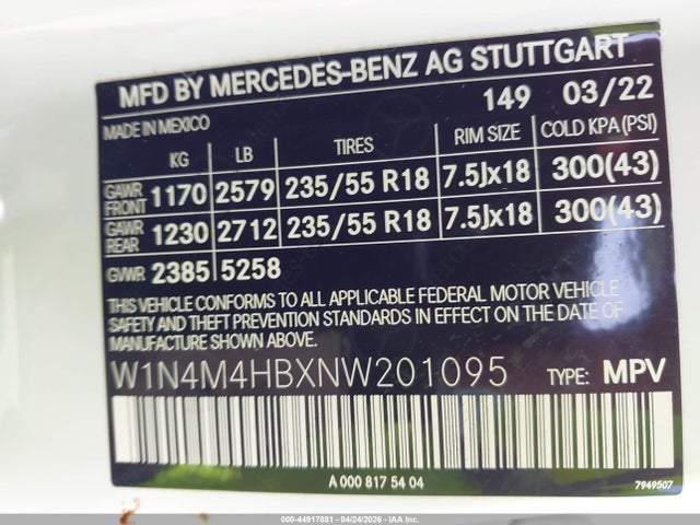 Mercedes-Benz GLB 4matic