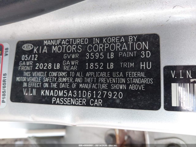 Kia Rio Lx