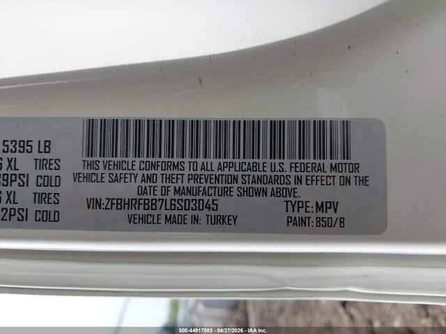 Ram Promaster Tradesman Slt