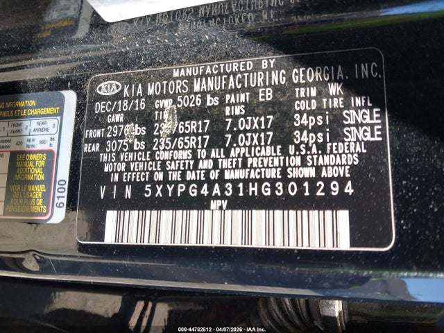 Kia Sorento 2.4l Lx