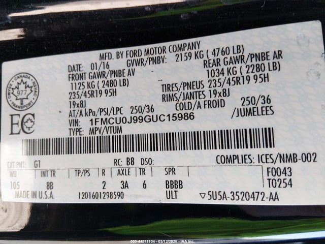 Ford Escape Titanium