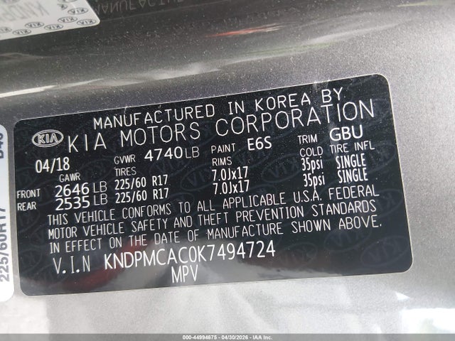 Kia Sportage Lx