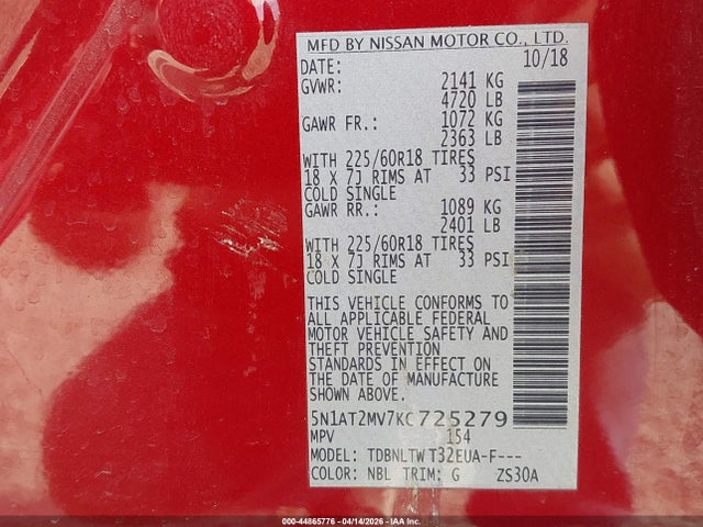 Nissan Rogue Sv