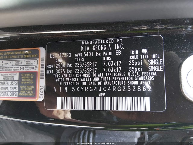 Kia Sorento Lx