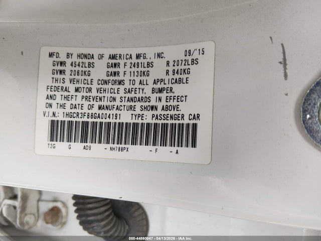 Honda Accord Ex-l V-6