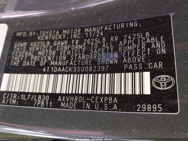 Toyota Camry Xse