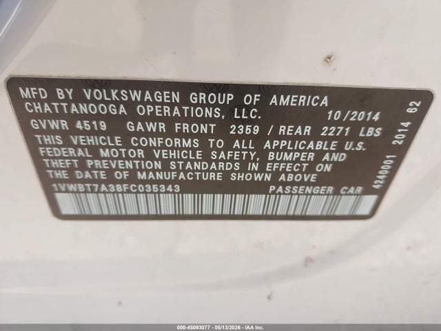 Volkswagen Passat 1.8t Sport