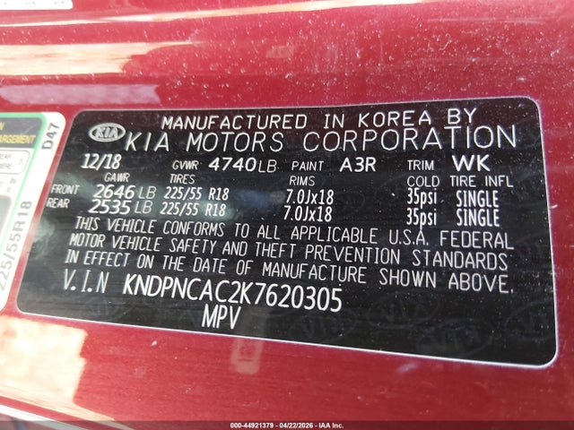 Kia Sportage Ex