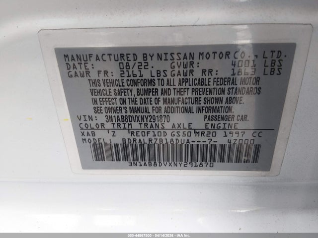 Nissan Sentra Sr Xtronic Cvt