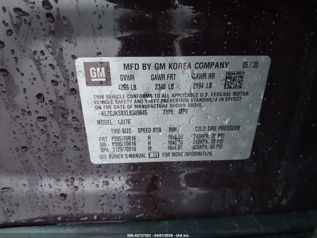 Chevrolet Trax Fwd Ls