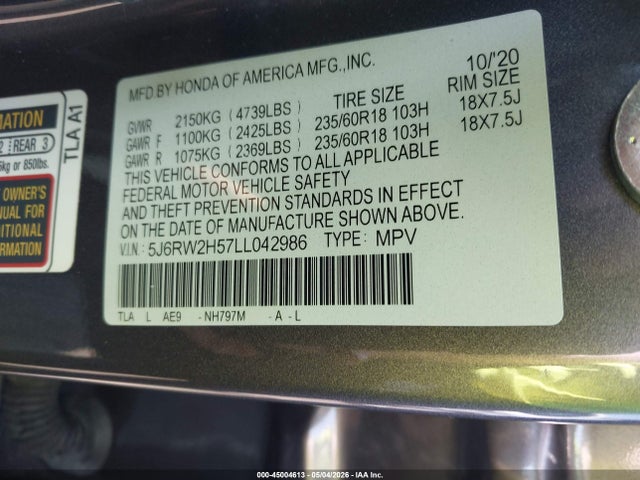 Honda CR-V Awd Ex