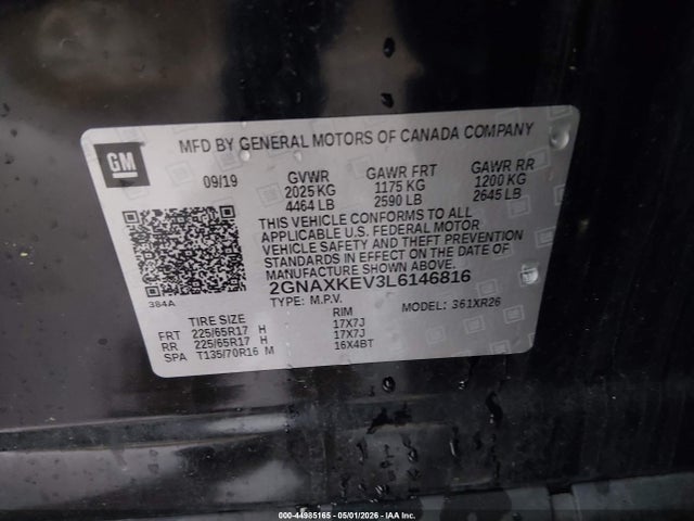 Chevrolet Equinox Fwd Lt 1.5l Turbo