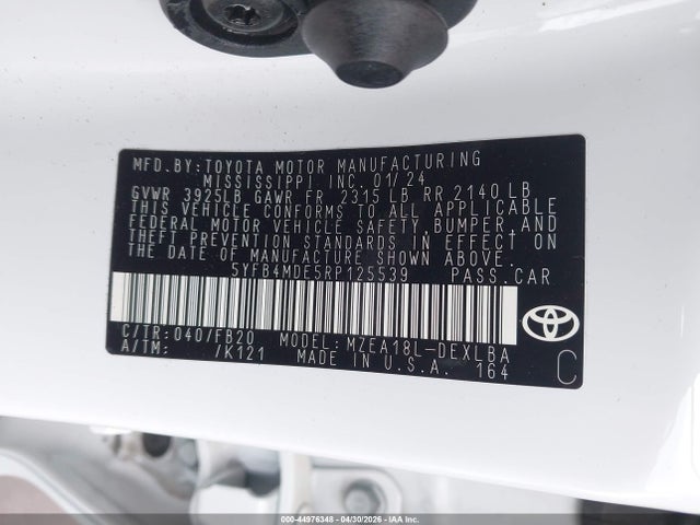 Toyota Corolla Le
