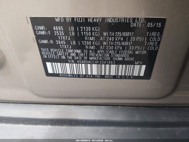 Subaru Outback 2.5i Premium