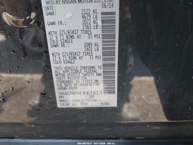 Nissan Rogue Sv