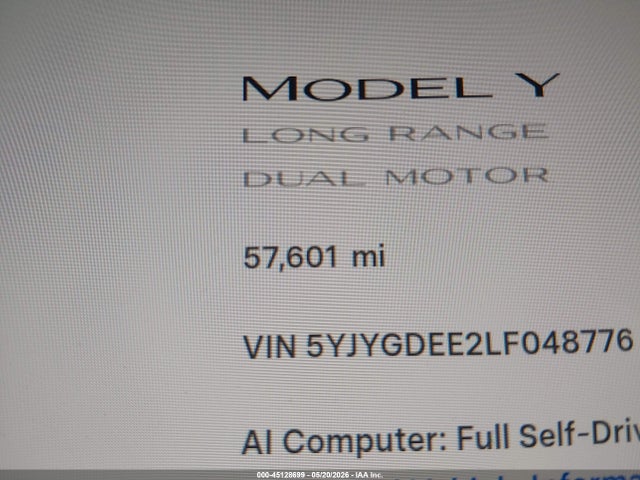 Tesla Model Y Long Range Dual Motor All-wheel Drive