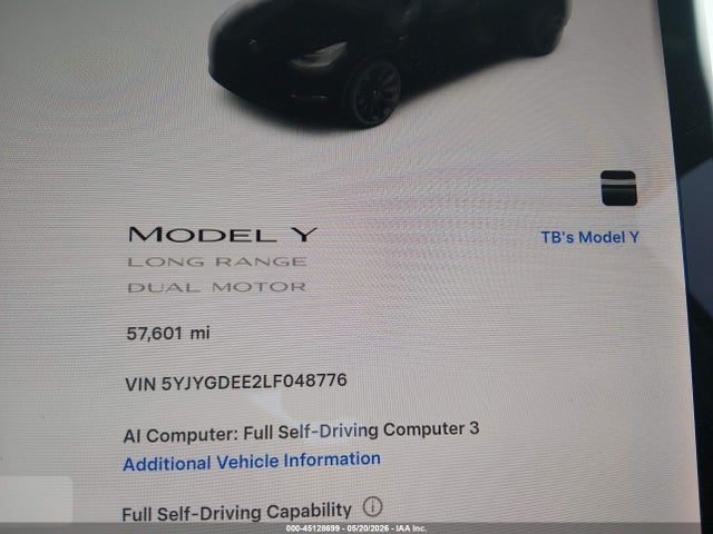Tesla Model Y Long Range Dual Motor All-wheel Drive