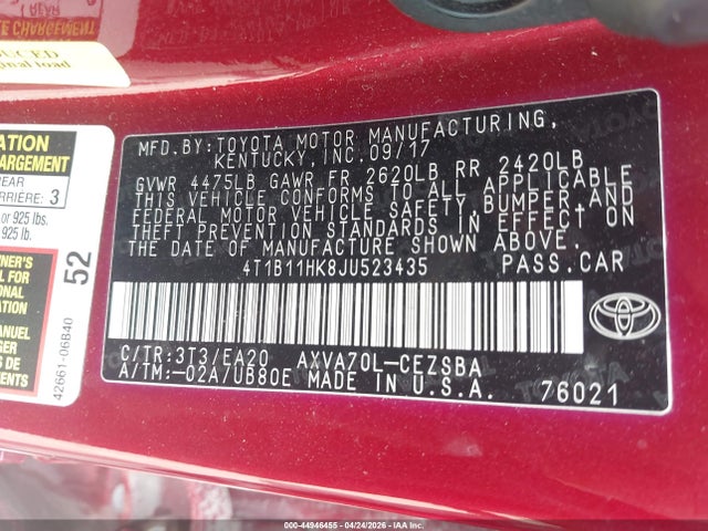 Toyota Camry Se