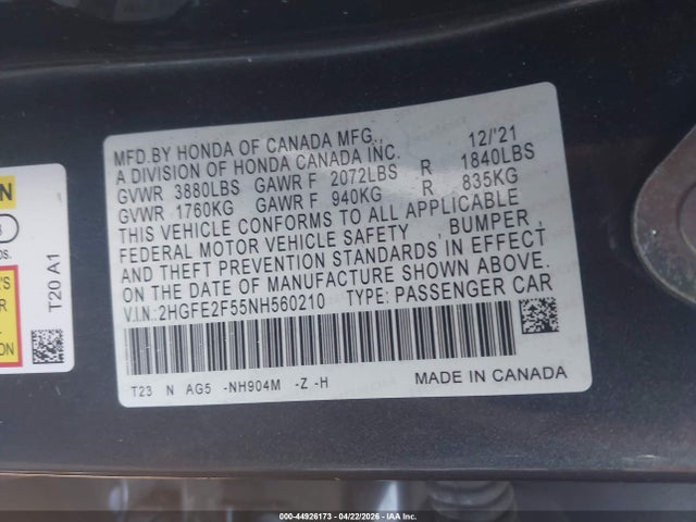 Honda Civic Sport