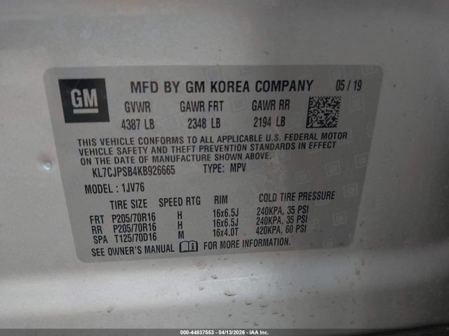 Chevrolet Trax Lt