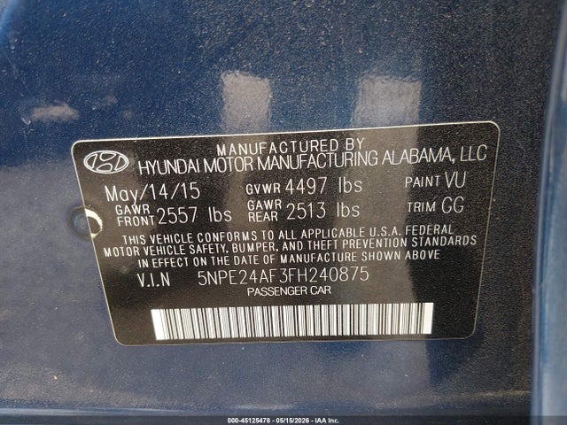 Hyundai SONATA Se