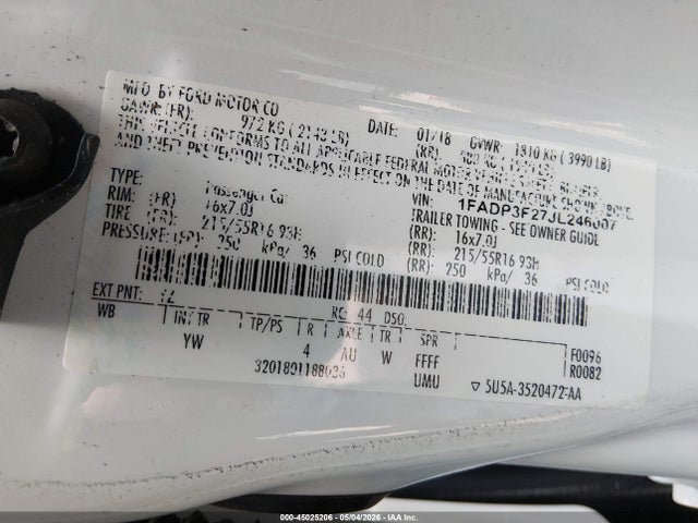 Ford Focus Se