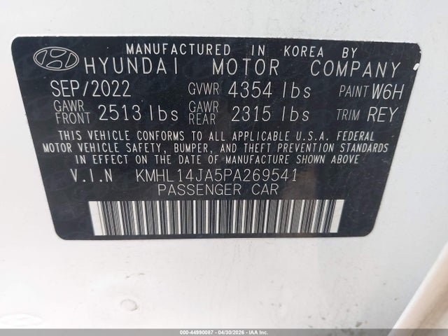 Hyundai SONATA Sel