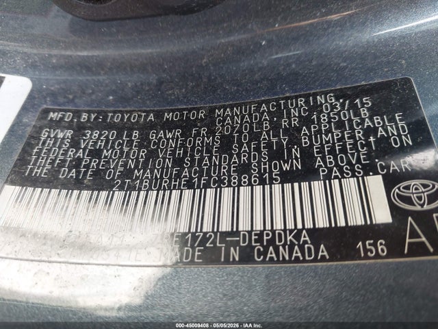 Toyota Corolla L