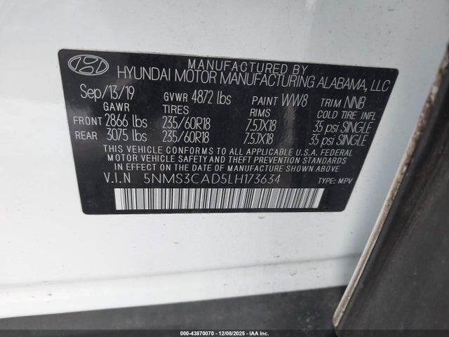 Hyundai SANTA FE Sel