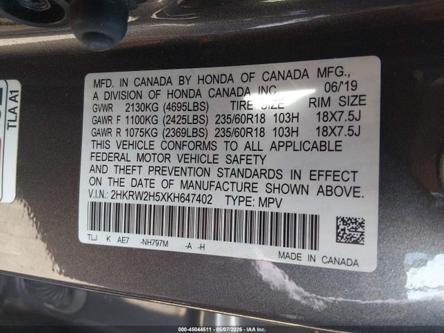Honda CR-V Ex