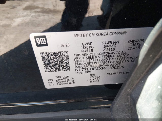 Chevrolet Trax Fwd Lt