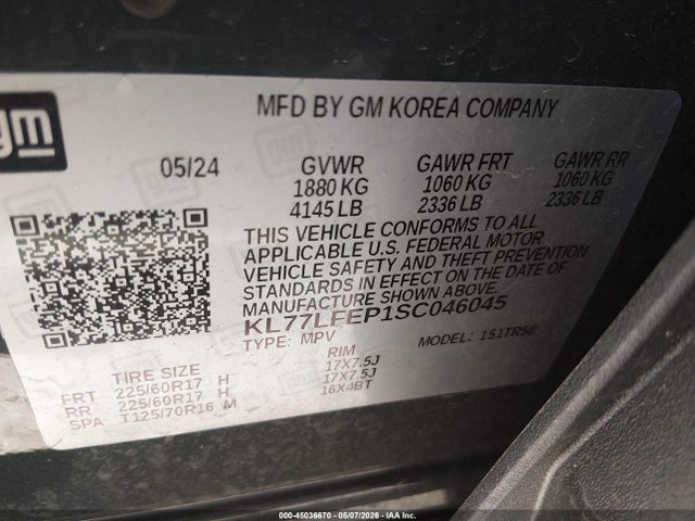 Chevrolet Trax Fwd Ls