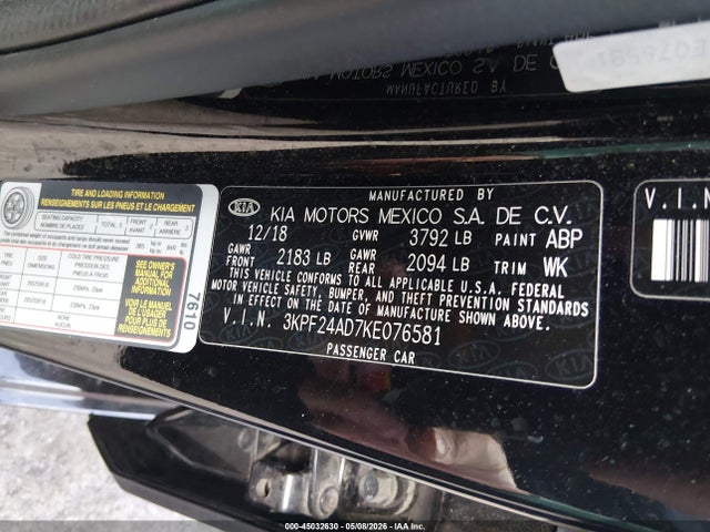 Kia Forte Lxs