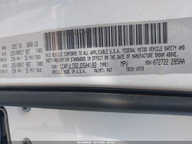 Jeep Cherokee Latitude Fwd