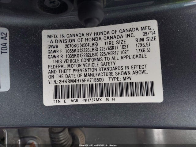 Honda CR-V Ex-l