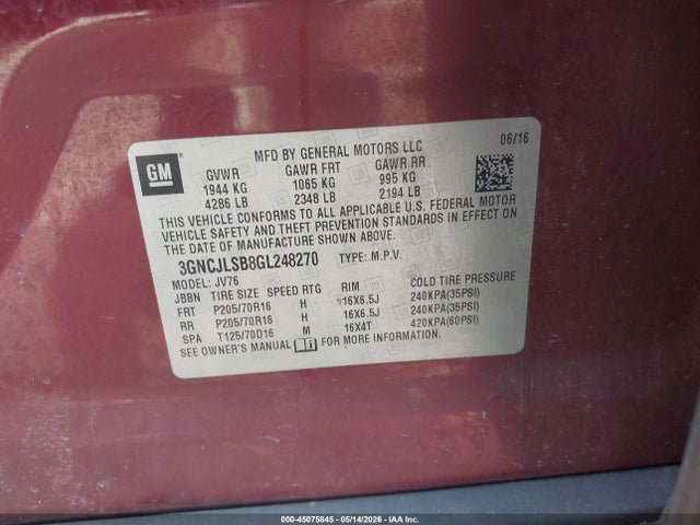 Chevrolet Trax Lt