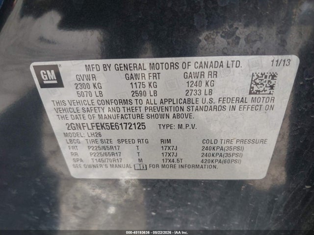 Chevrolet Equinox 1lt