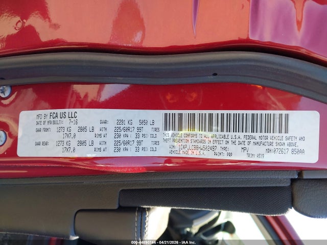 Jeep Cherokee Latitude Fwd